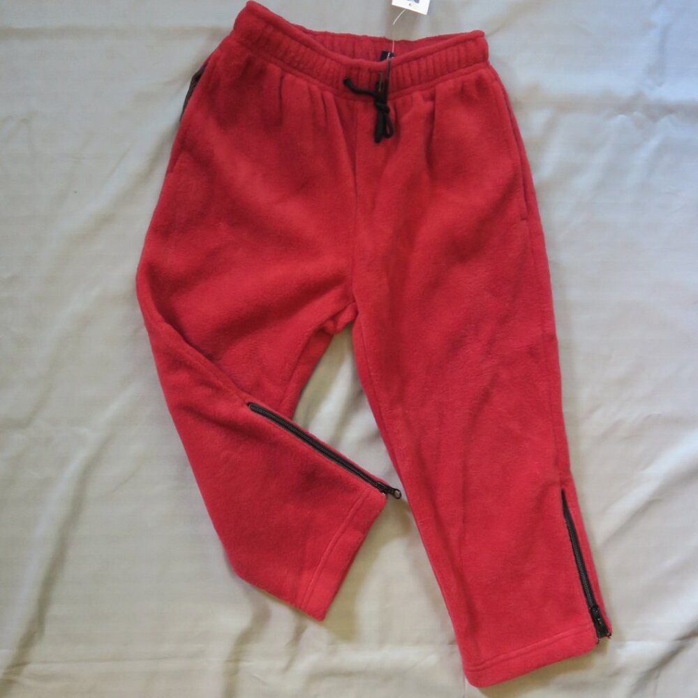 GapKids Unisex Comfy Red Fleece Sweatpants Size XS-4 NWT